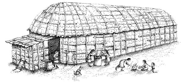 native american longhouse coloring pages - photo #5