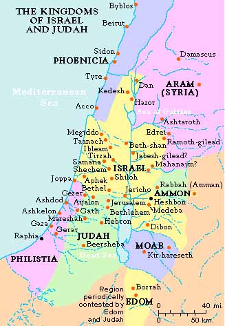 Bethlehem / Jerusalem Map