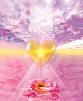 Медитация на Розовый Цвет  Loveheartpinkgod