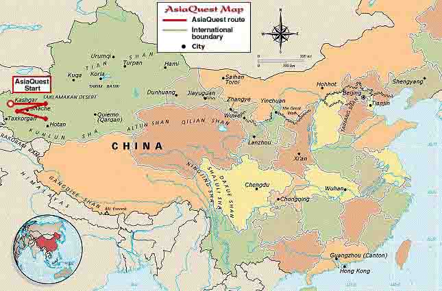 Asian Deserts Map 108