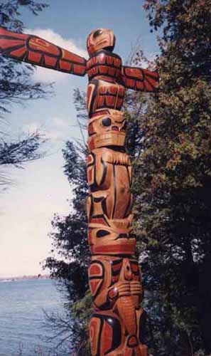 Totem animals represents great spirit or that which they need to survive