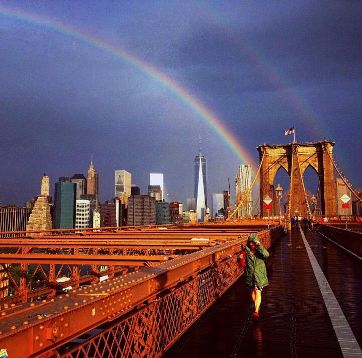 Top 96+ Images double rainbow over new york city Superb