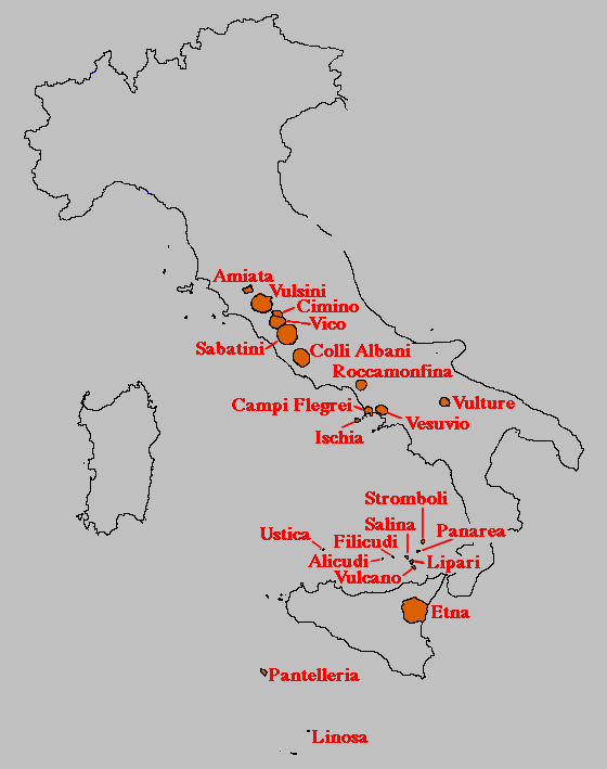 Volcanoes In Italy