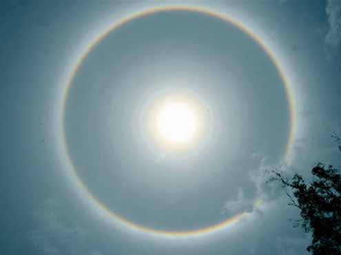 Sun halo meaning